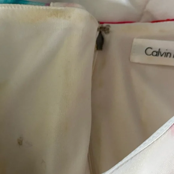 Calvin Klein Vibrant Floral Midi Dress - Picture 13 of 13